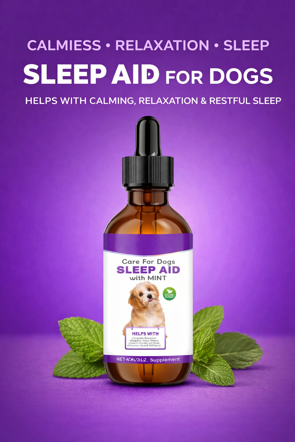 60ML Liquid Melatonin For Anxious Dogs