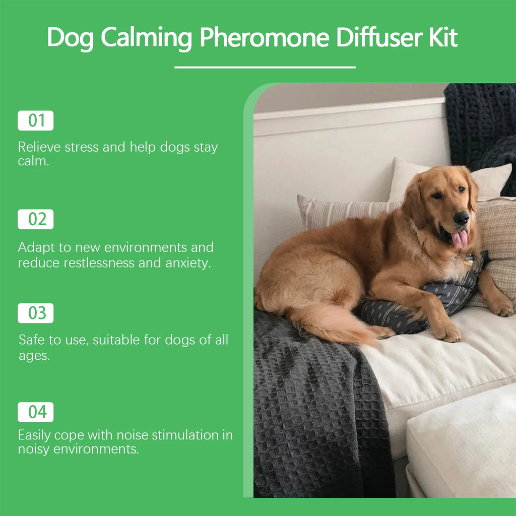 Dog Calming Diffuser Kit For Anxiety/Stress Relief