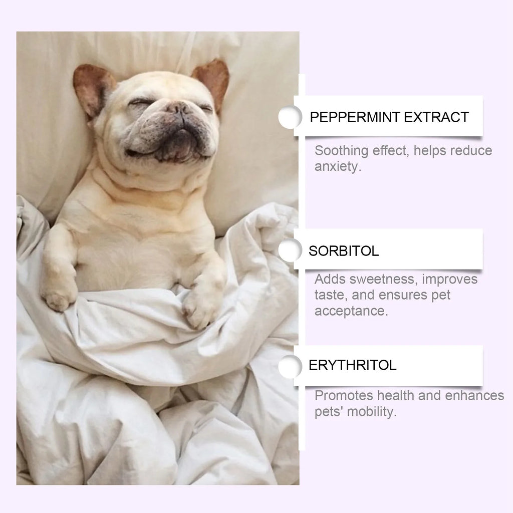 60ML Liquid Melatonin For Anxious Dogs